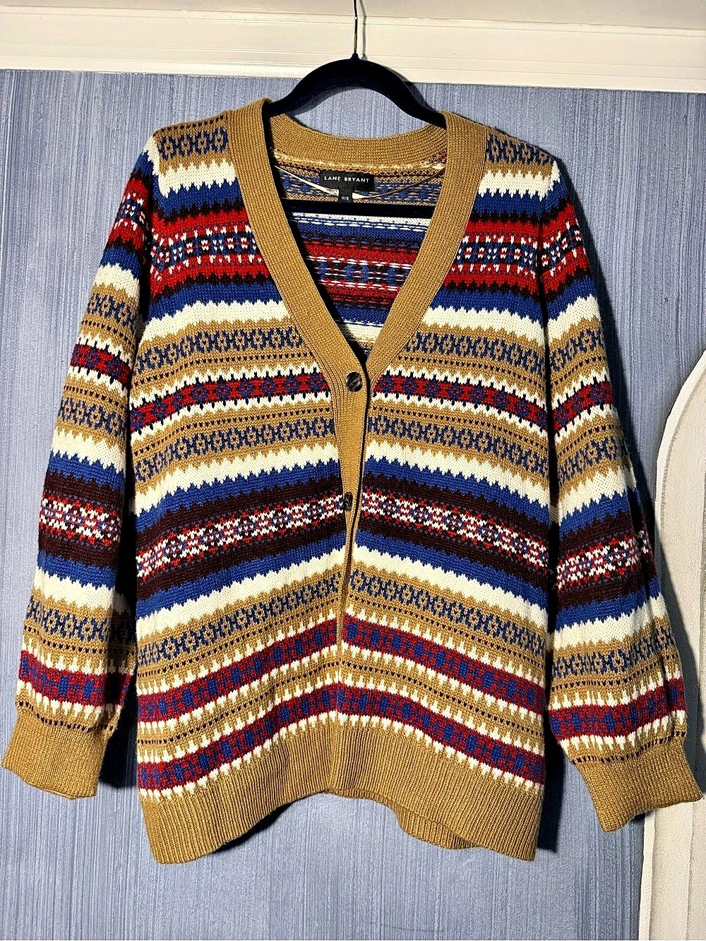 Lane Bryant Women's Geometric Cardigan Size 14/16 Like New
